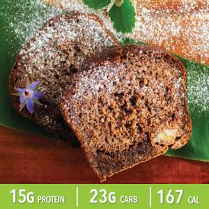 NEW Chocolate, Banana and Greek Yoghurt Protein Bread with 100% Whey Protein Powder