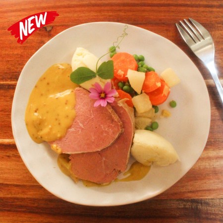 Beef Silverside with Chef Made Dijon sauce