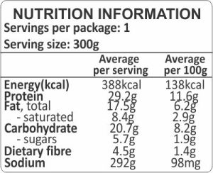 NEW Lean Meatballs With Napoli Sauce Pasta Protein 30.4G Carbs 18.9G